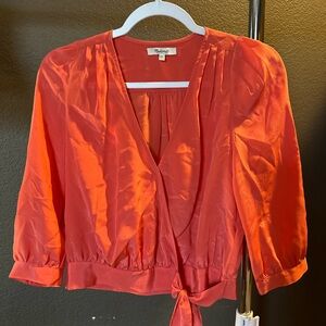Madewell Women's Wrap Blouse